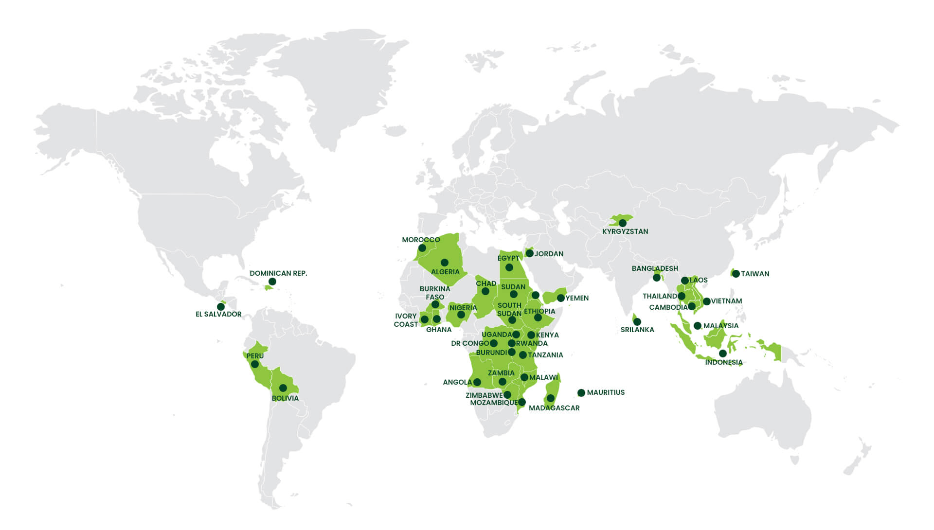 Ramcides International Presence Map